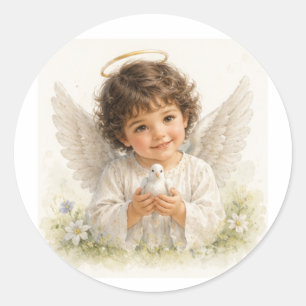 Sticker Rond Murmures d'Anges - Harmonie