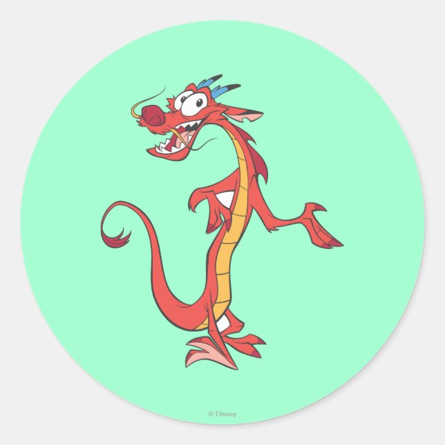 Sticker Rond Mushu 2 (Devant)