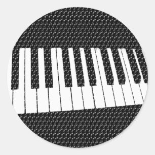 Sticker Rond Musique pour l'âme_
