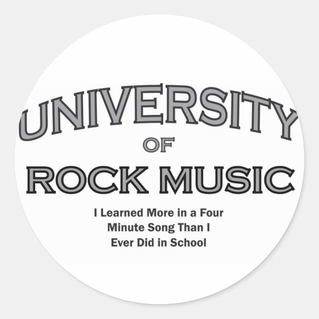 STICKER ROND MUSIQUE-ROCK (Devant)