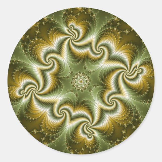 Sticker Rond Mutation de virus (Devant)