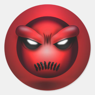 Sticker Rond Mutemoji