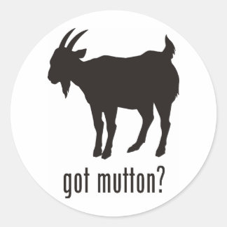 Sticker Rond Mutton