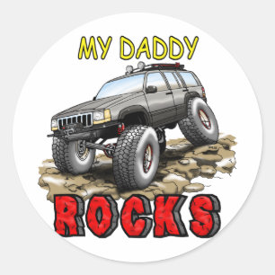 Sticker Rond My_Daddy_Daddy_Rocks_ZJ
