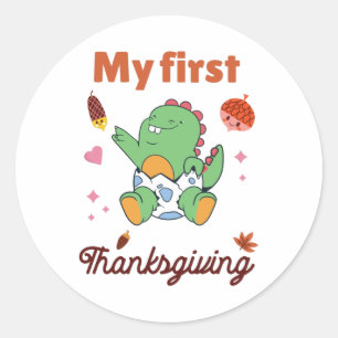 Sticker Rond My Thanksgiving