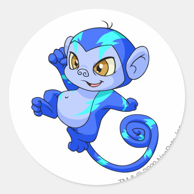 Sticker Rond Mynci Electric (Devant)