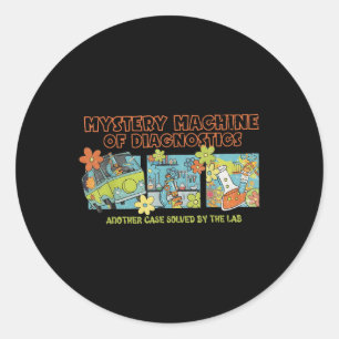 Sticker Rond Mystery Machine Of Diagnostics Lab Week 2025 Med L