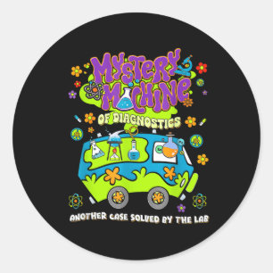 Sticker Rond Mystery Machine Of Diagnostics Lab Week 2025 Med L