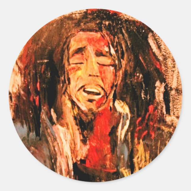 STICKER ROND MYSTIQUE NATURELLE (Devant)