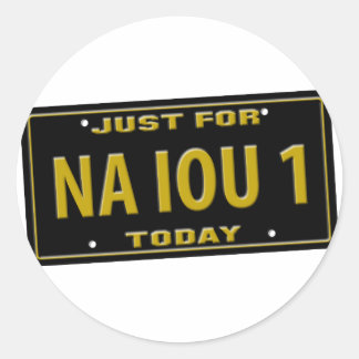 STICKER ROND NA IOU 1