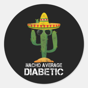 Sticker Rond Nacho Tee - shirts moyens de sensibilisation au di