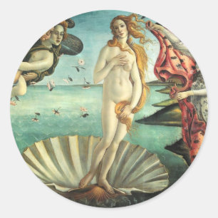Sticker Rond Naissance Vénus Botticelli