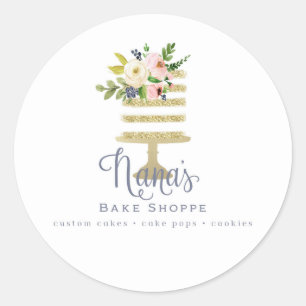 Sticker Rond Nana's Bake Shoppe