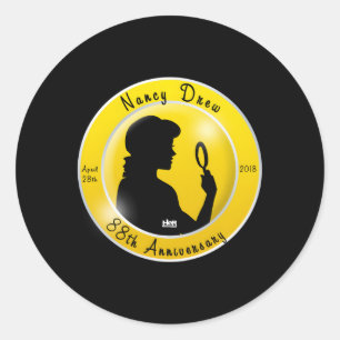 Sticker Rond Nancy Drew 88E Anniversaire