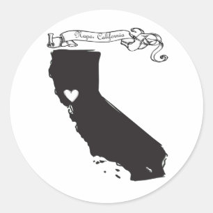 Sticker Rond Napa