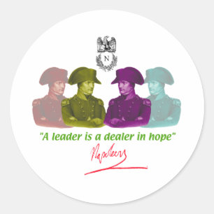 Sticker Rond Napoléon