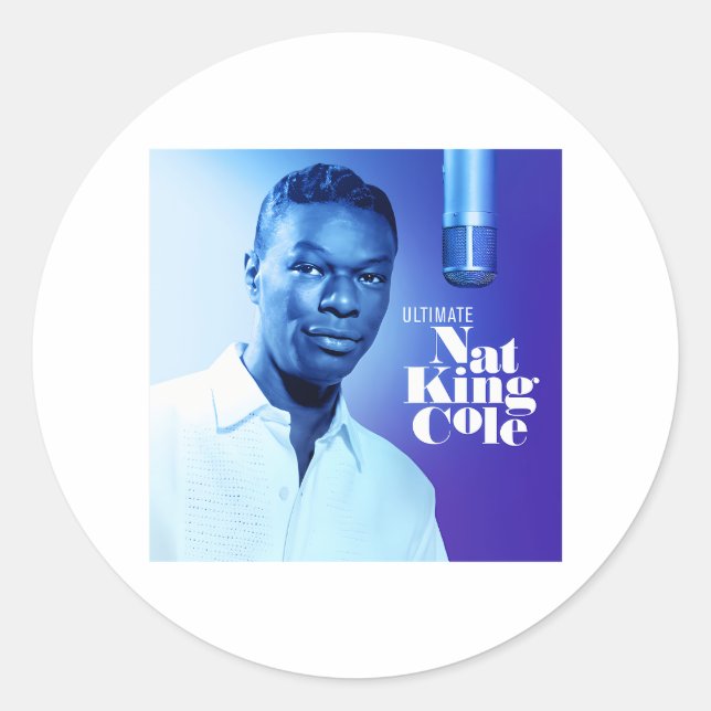 Sticker Rond Nat King Cole (Devant)