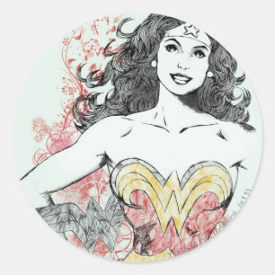 Sticker Rond Natress Design 3