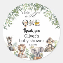 nature sauvage baby shower safari animaux