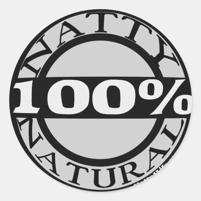 Sticker Rond Naturel (Devant)