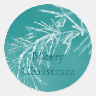 Sticker Rond Natures Christmas Decorations
