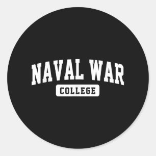 Sticker Rond Naval War College Arch Clic Vintage Design Cadeaux