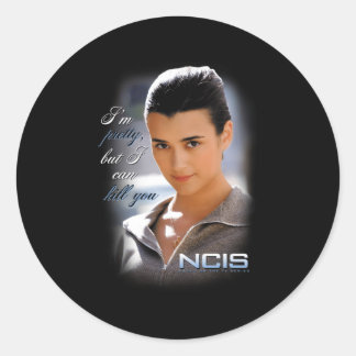 Sticker Rond Ncis Ziva Je peux vous