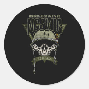 Sticker Rond Ncswic Information Warfare