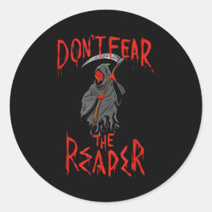 Sticker Rond Ne craignez pas le design du Carolina Reaper