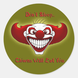 Sticker Rond Ne dors pas...