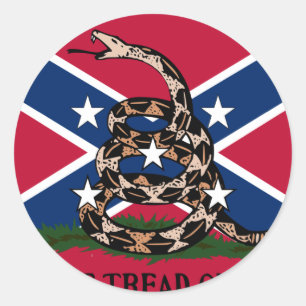 Sticker Rond Ne marchez pas sur moi