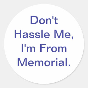 Sticker Rond Ne me harcèle pas Jeff Hankamer Artjunkhaus Memori