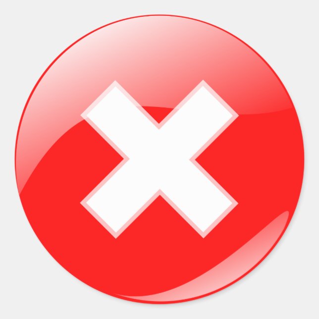 Sticker Rond Ne touchez pas à l'autocollant rond (Devant)