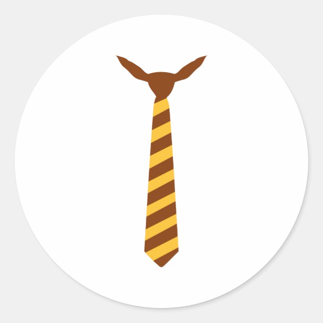 Sticker Rond Necktie (Devant)
