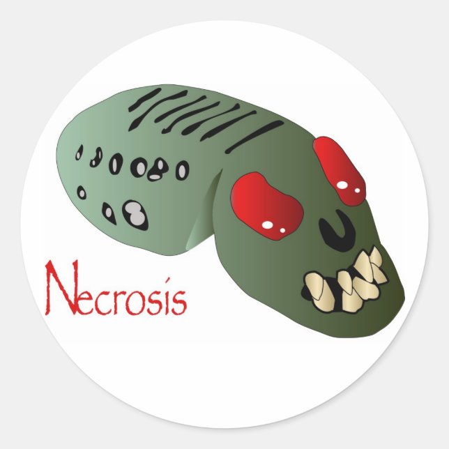 Sticker Rond necrosis1 (Devant)