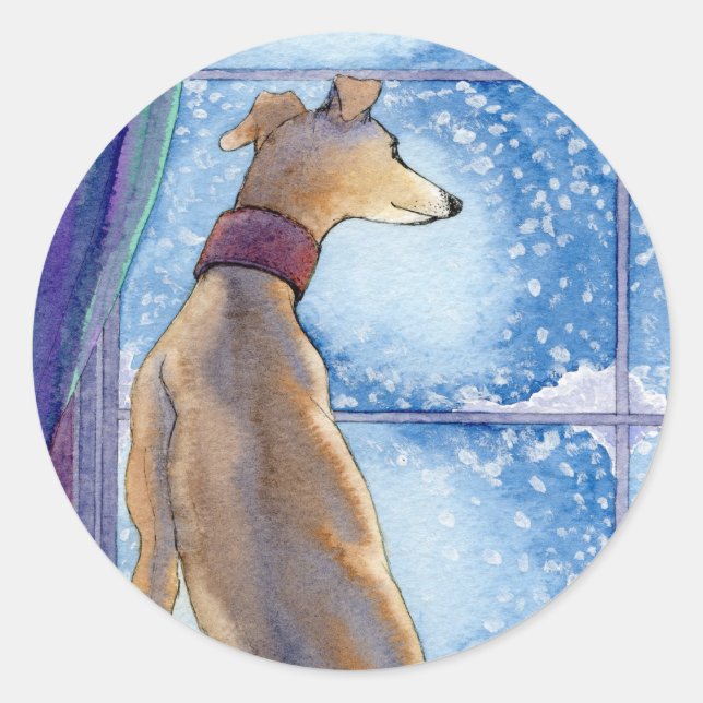 Sticker Rond Neige (Devant)