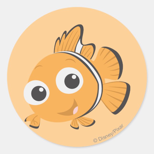 Sticker Rond Nemo 1 (Devant)