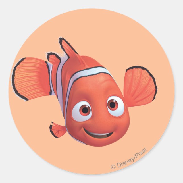 Sticker Rond Nemo 4 (Devant)