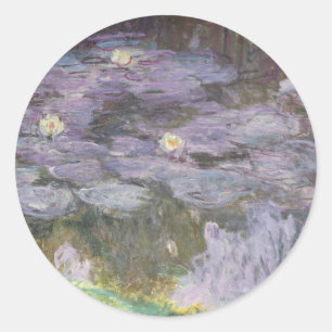 Sticker Rond Nénuphars de Claude Monet  