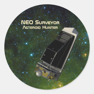 Sticker Rond NEO Surveyor Asteroid Hunter