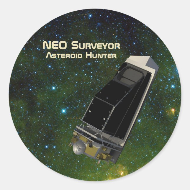 Sticker Rond NEO Surveyor Asteroid Hunter (Devant)