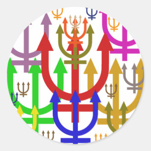 Sticker Rond Neptune