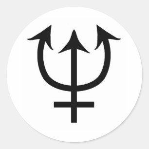 STICKER ROND NÉPTUNE