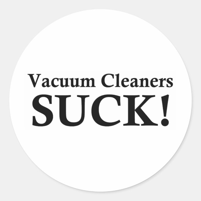 STICKER ROND NETTOYEURS DE VACUUM SUCCESSIF (Devant)