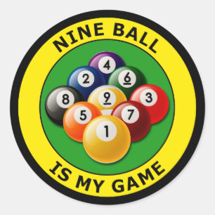STICKER ROND NEUF BALL EST MON JEU