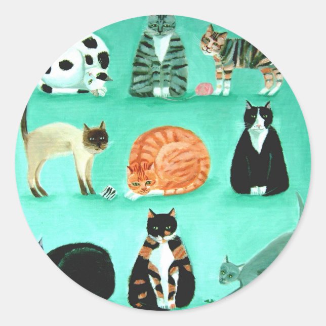 Sticker Rond Neuf vies (Devant)