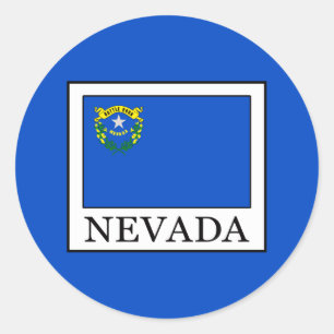 Sticker Rond Nevada