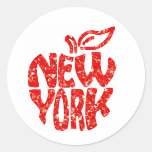STICKER ROND NEW YORK