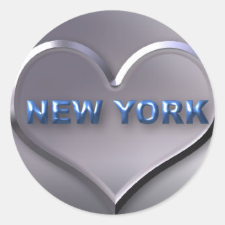 Sticker Rond New York