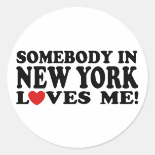 Sticker Rond New York